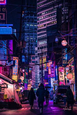 首尔夜街·赛博霓虹